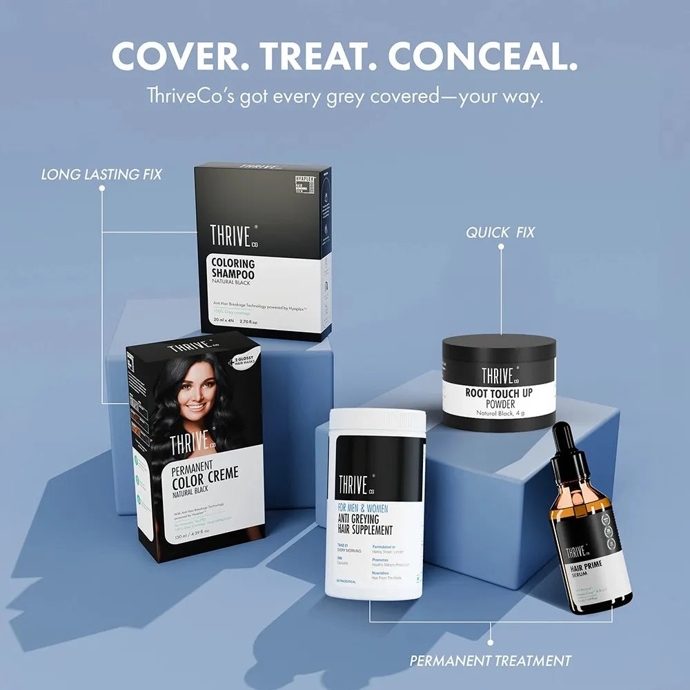 range of anti grey products by thriveco
