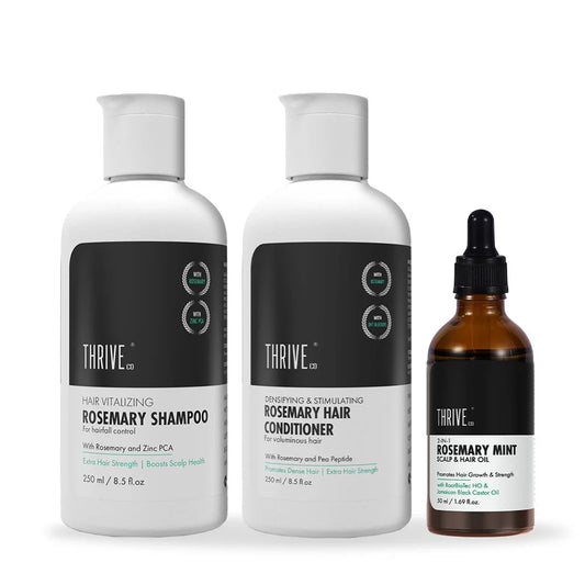 Rosemary Shampoo (250ml) +Rosemary Conditioner (250ml) +Rosemary Mint Oil (50ml)