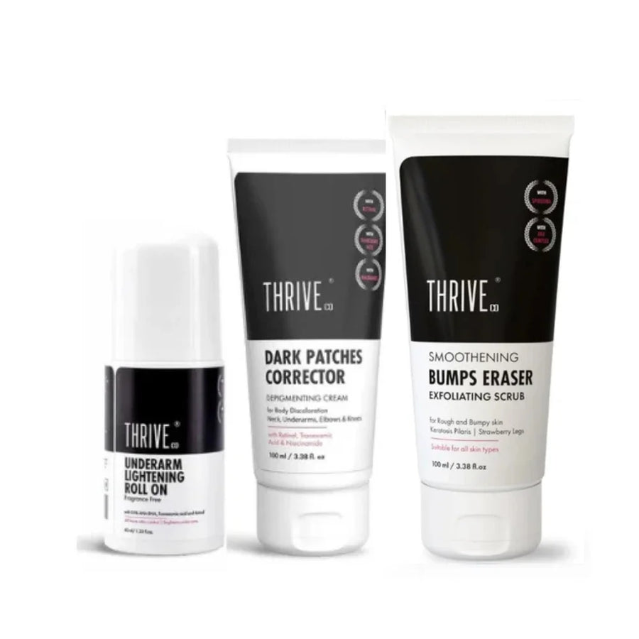 Dark Patches Corrector, 100ml + Underarm Lightening Roll on, 40ml + Smoothing Body Lotion, 150ml