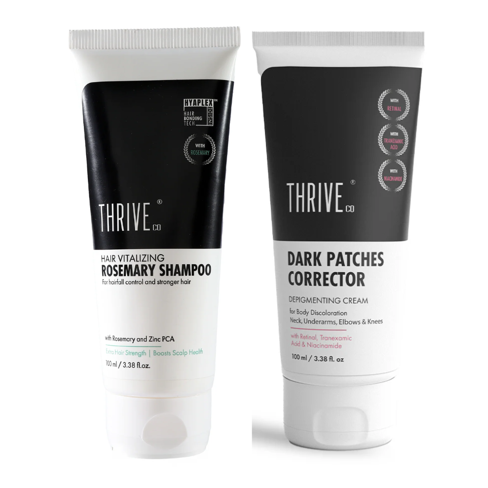 ThriveCo Rosemary Shampoo,100ml + ThriveCo Dark Patches Corrector, 100ml