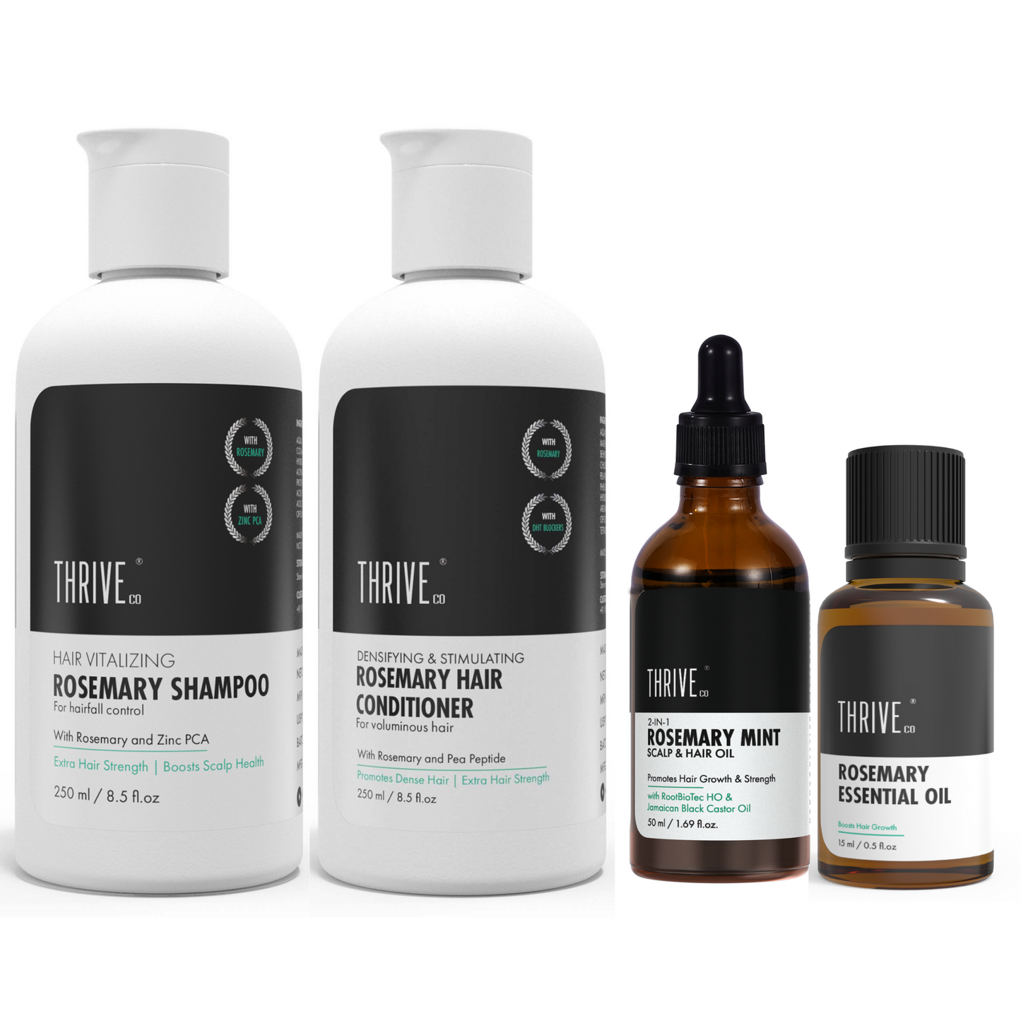 Rosemary Shampoo (250ml) +Rosemary Conditioner (250ml)+ Rosemary Mint Oil (50ml) +Rosemary Essential Oil (15ml)