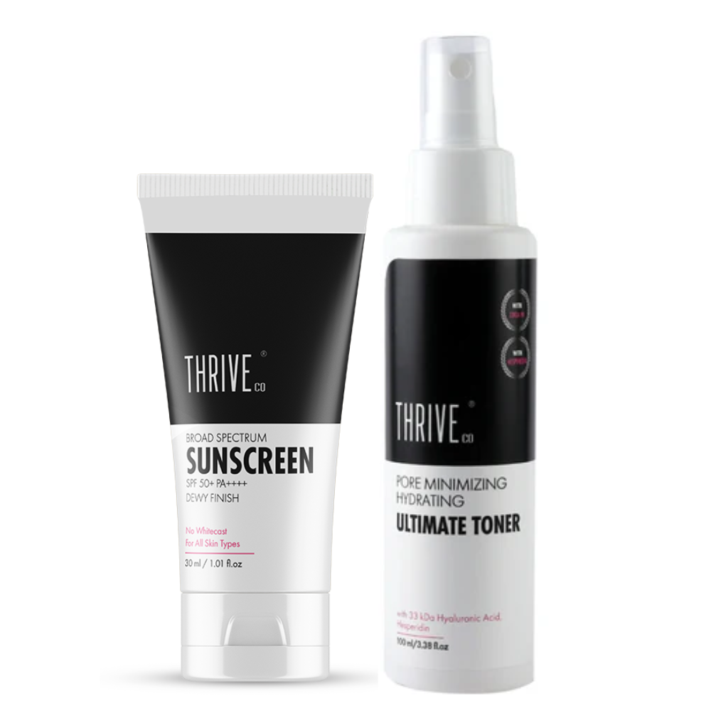 Deal Price: Broad Spectrum Sunscreen, 30ml & Hydrating Toner, 100ml
