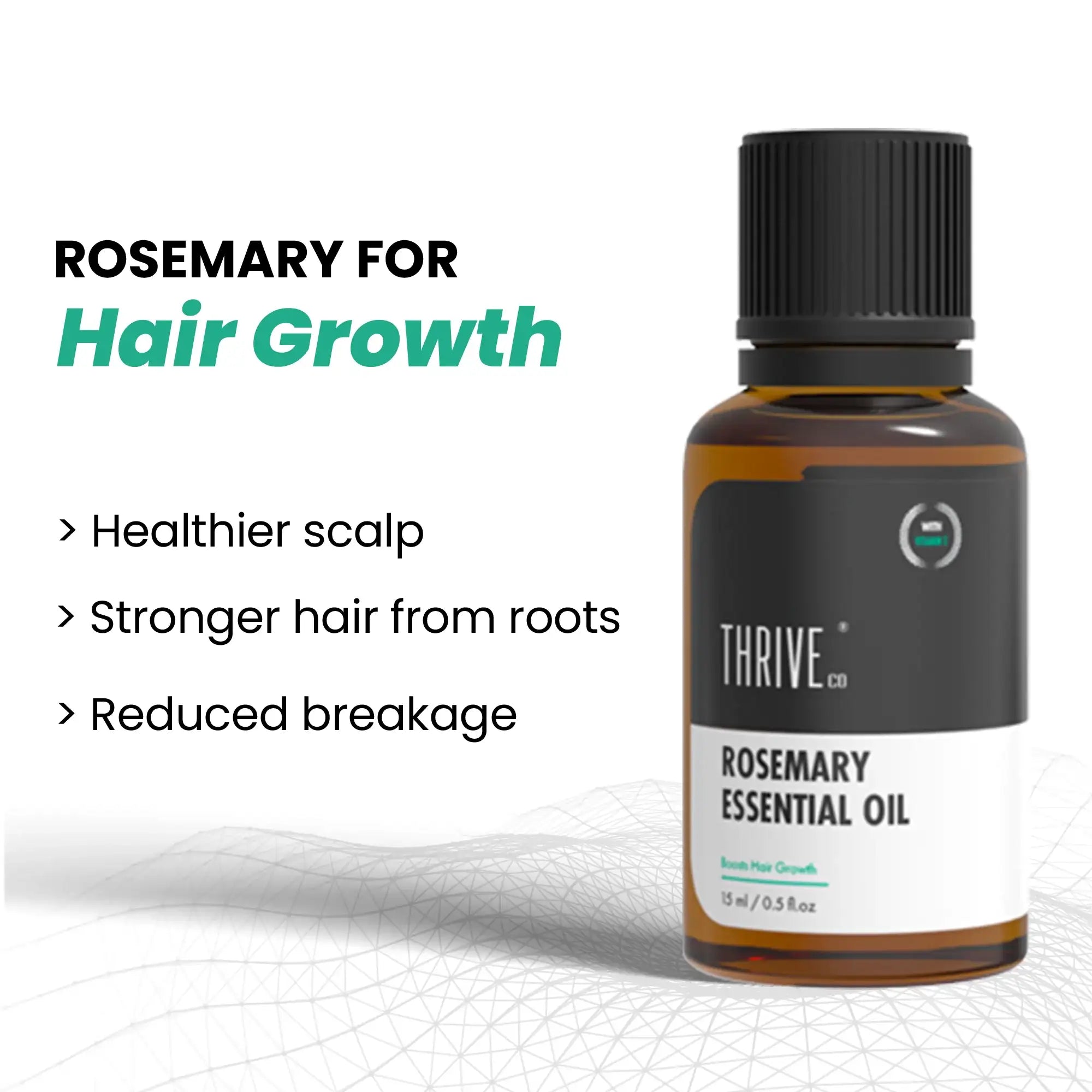 100 Pure Rosemary Essential Oil For Hair Growth ThriveCo