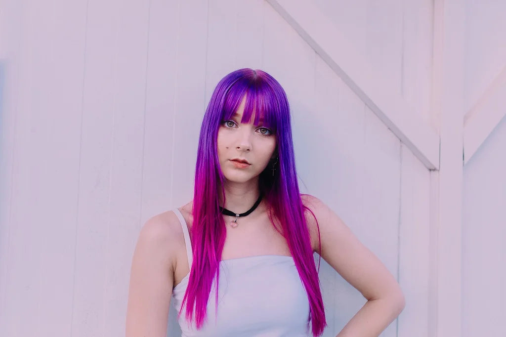 Pink & Purple Hair Color