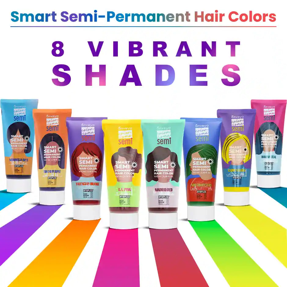 semi permanent hair colors