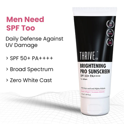 Brightening PRO Sunscreen SPF 50+ PA++++ For Men, 50 ml