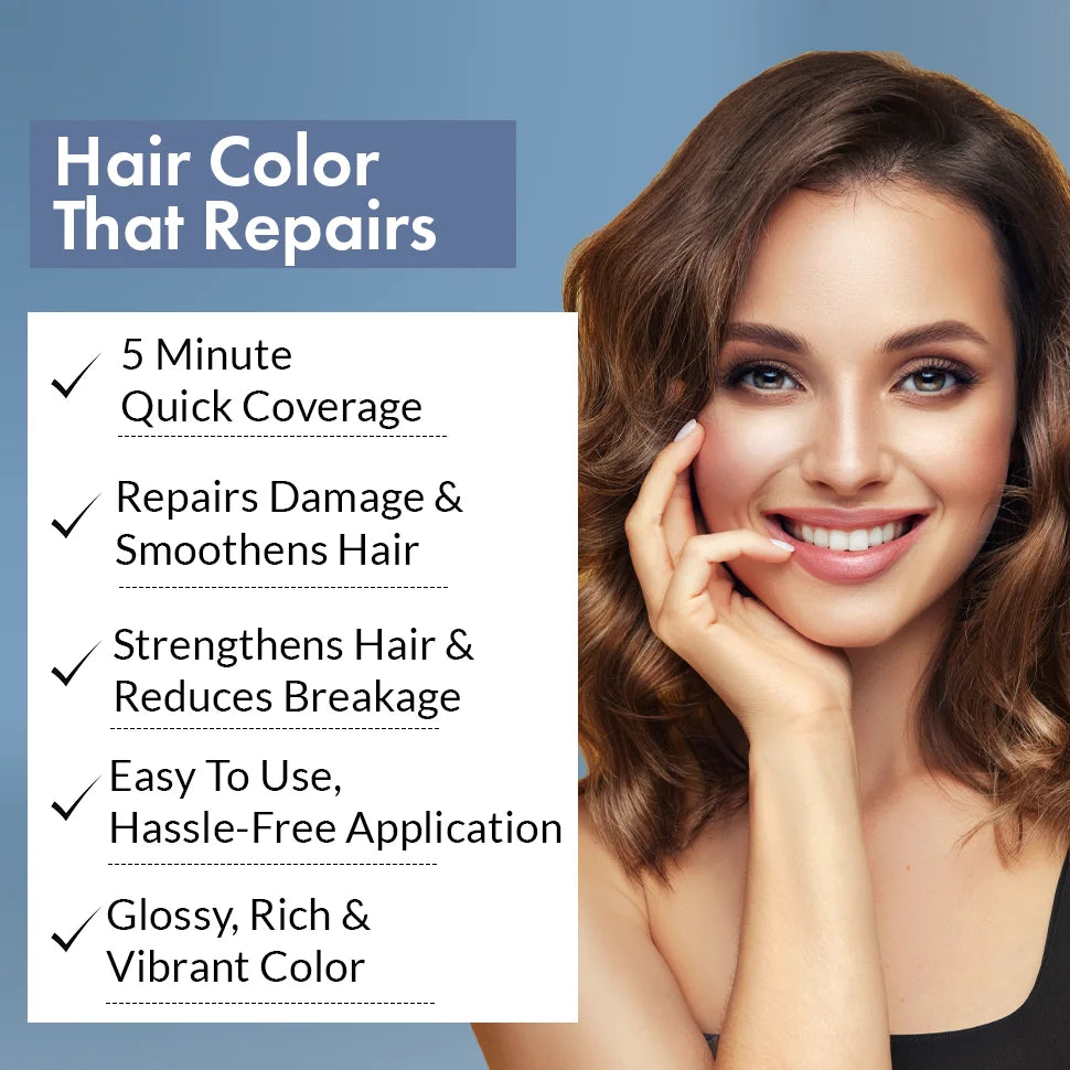 5-Minute Hair Colour Shampoo for 100% Grey Coverage | ThriveCo