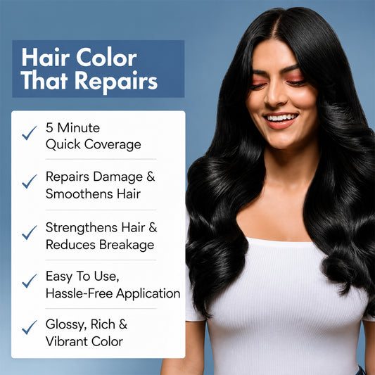 ThriveCo 5 Minutes Coloring Shampoo Natural Black, 400ml