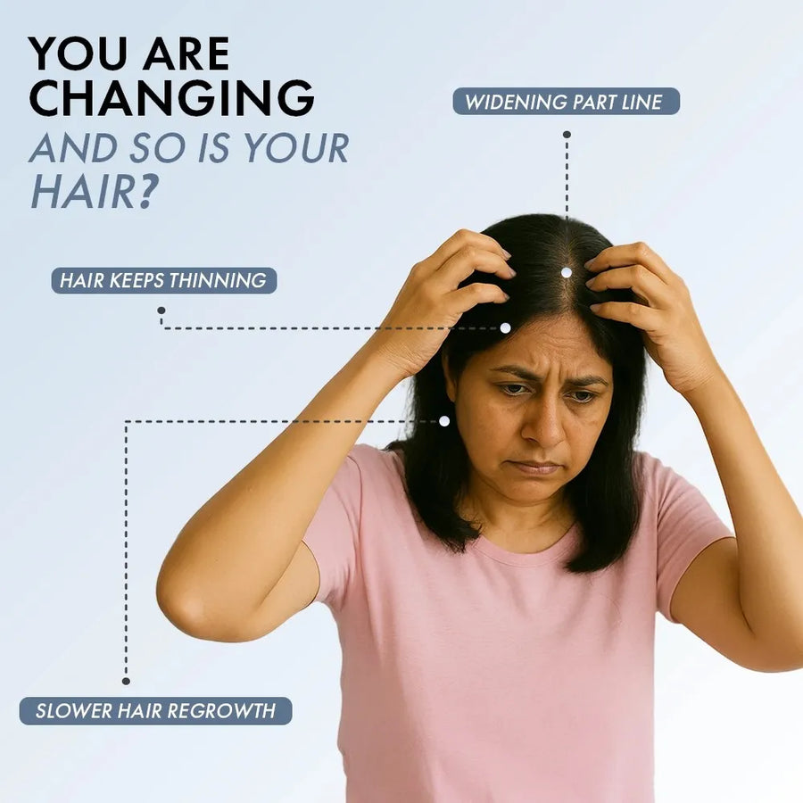 Hair Growth Serum, 50ml + Women's Hair Growth Supplement, 60N + Women's Balance Hair Supplement, 30N