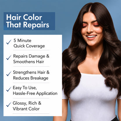 ThriveCo 5 Minutes Coloring Shampoo Dark Brown, 400ml