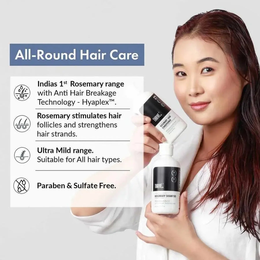 Rosemary Shampoo (250ml) + Rosemary Conditioner Combo (250ml)