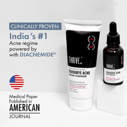 Goodbye Acne Cleanser (100ml) & Acne Serum (30ml)