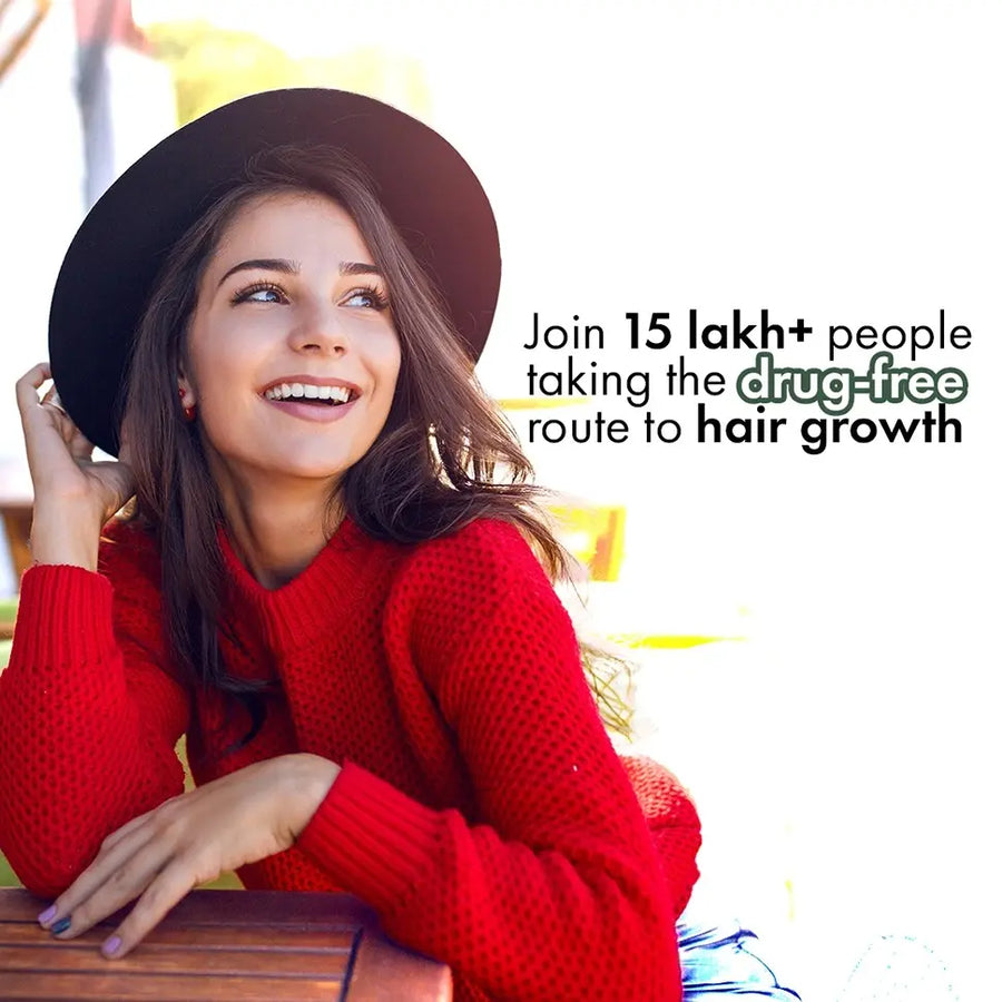 Hair Growth Serum, 50ml + Women's Post Partum Hair Growth Supplement, 60N