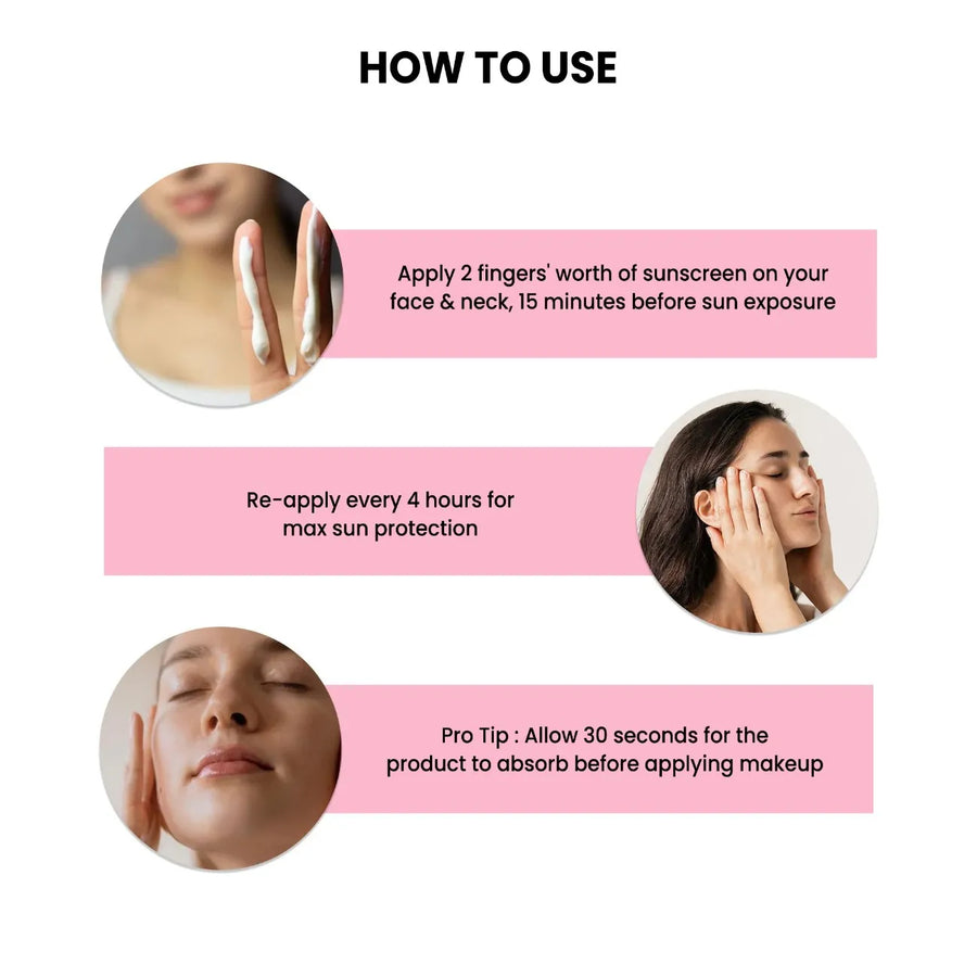 Sunscreen SPF 50 Broad Spectrum PA++++ with UV Protection