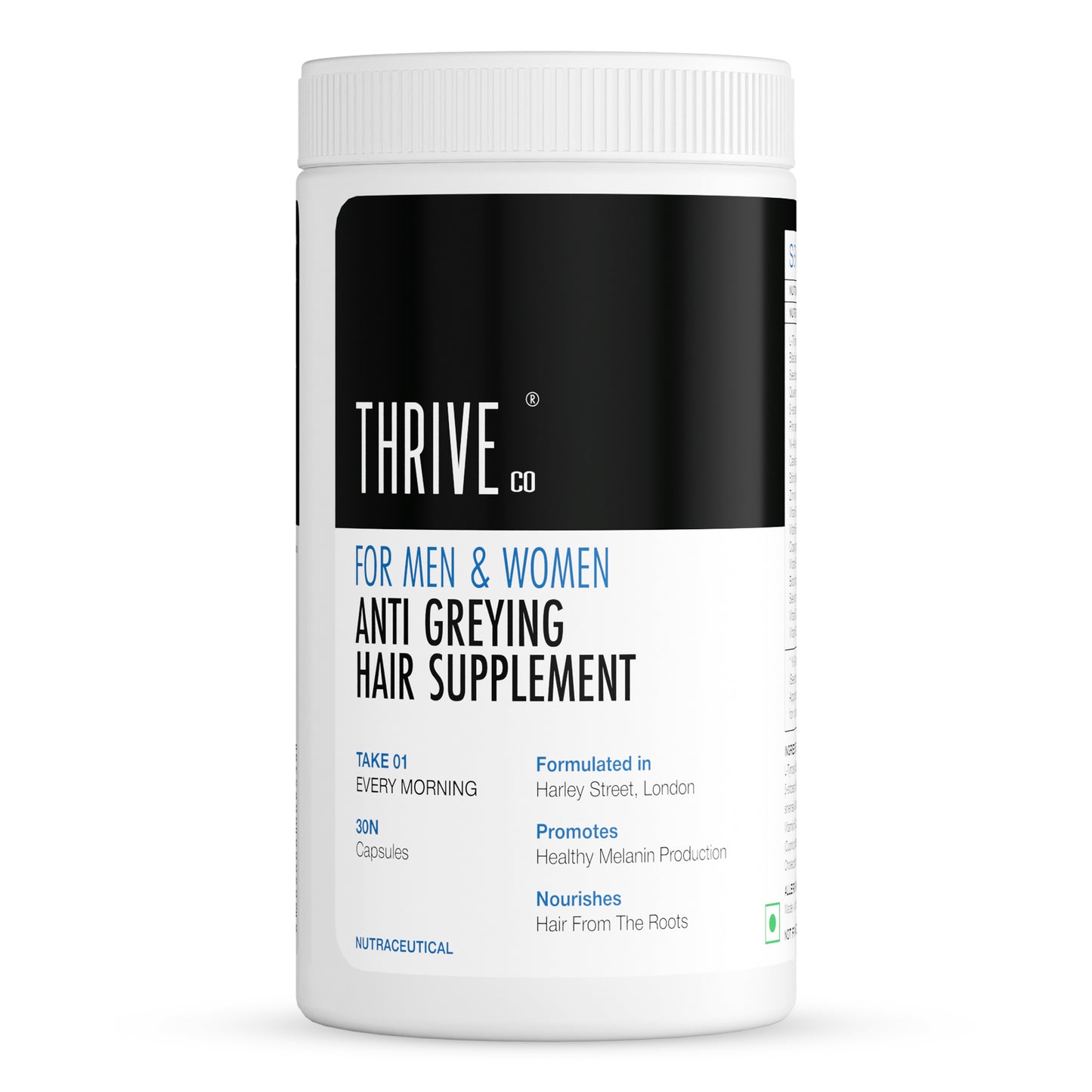 ThriveCo Anti Hair Greying Supplement, 30 capsules