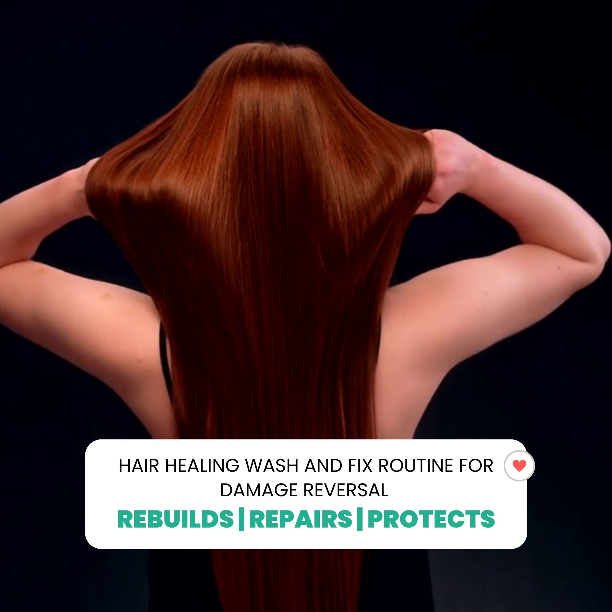 hair healing wash and fix hair treatment for damaged hair