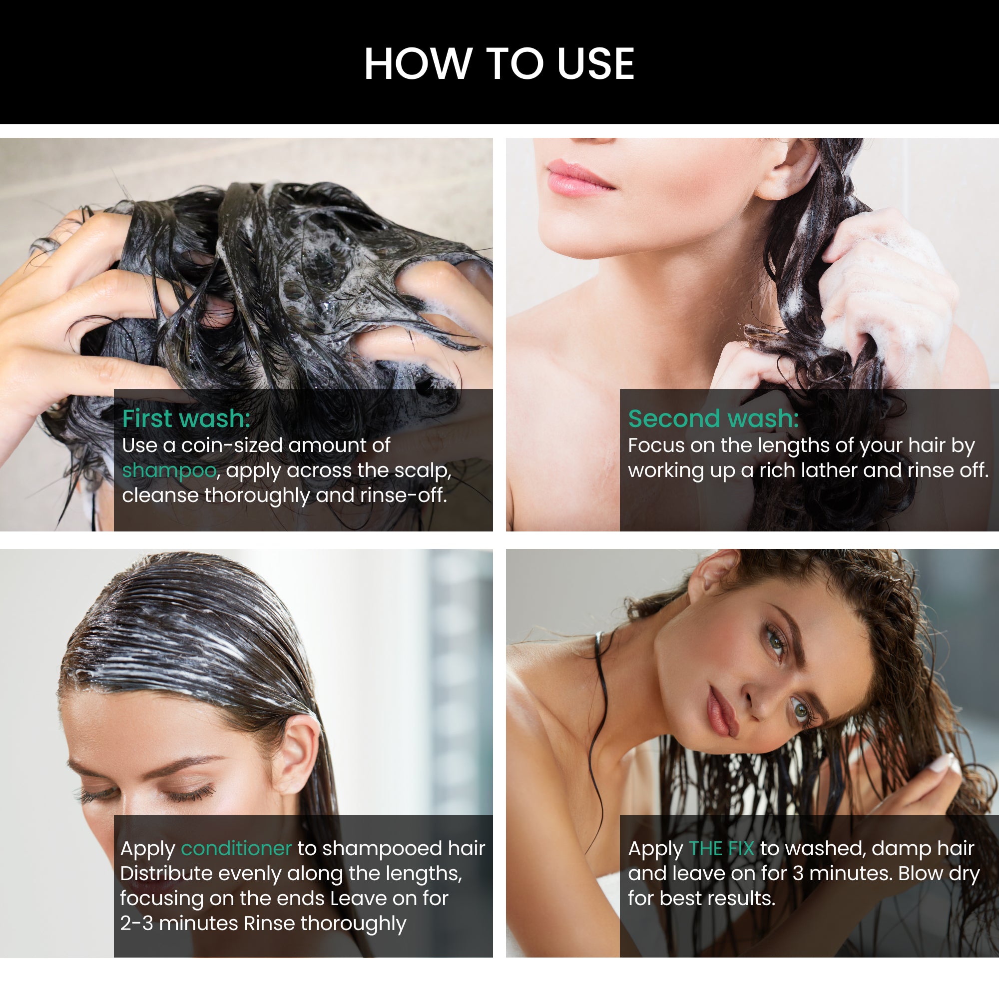 how to use ThriveCo combo pack for damaged hair treatment