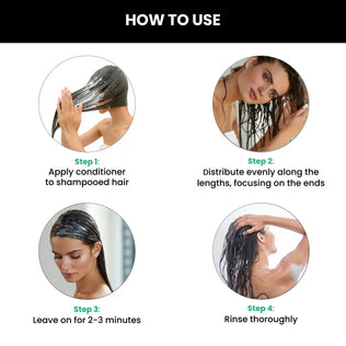 Directions on how to use ThriveCo Hair Healing Ultra Conditioner