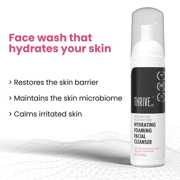 ThriveCo Hydrating Foaming Facial Cleanser, 80ml