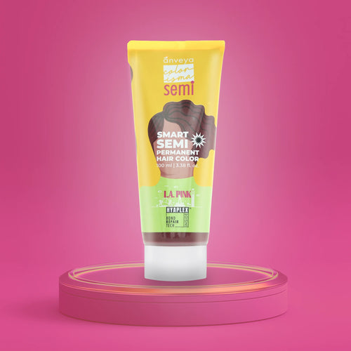 LA pink semi permanent hair color