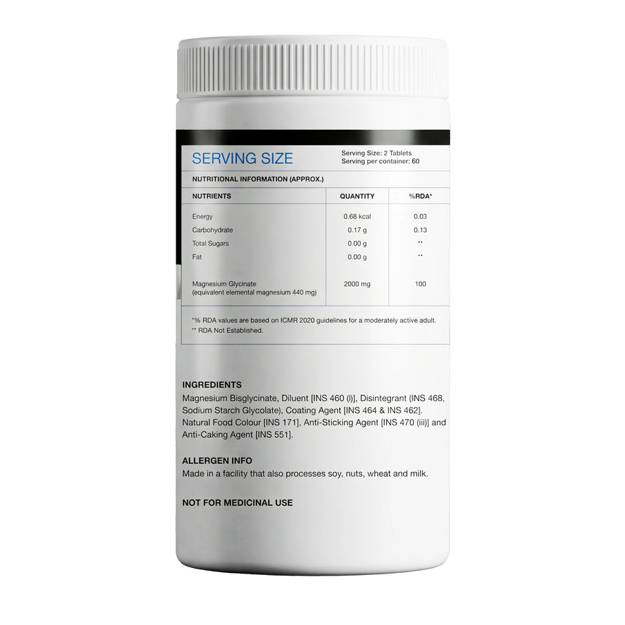 Magnesium Glycinate Supplement, 120 capsules