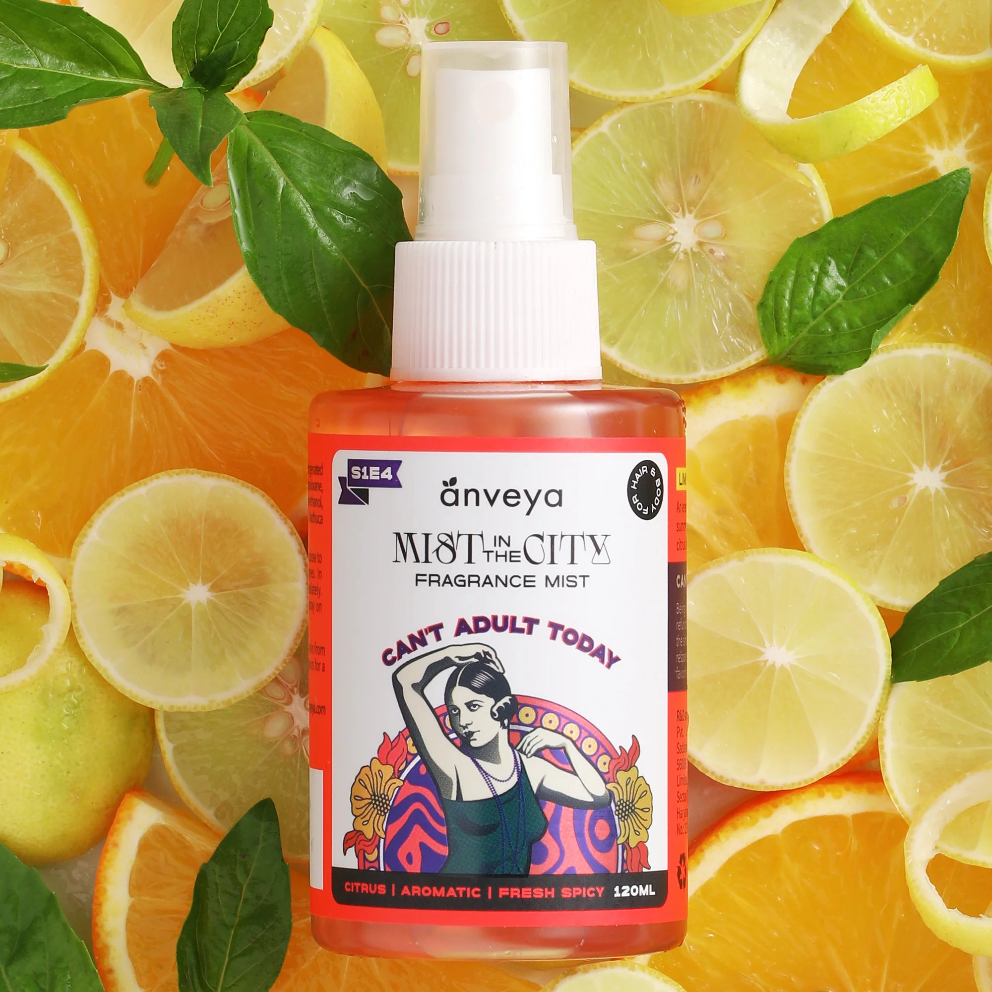 Anveya Body and Hair Fragrance Mist in the City