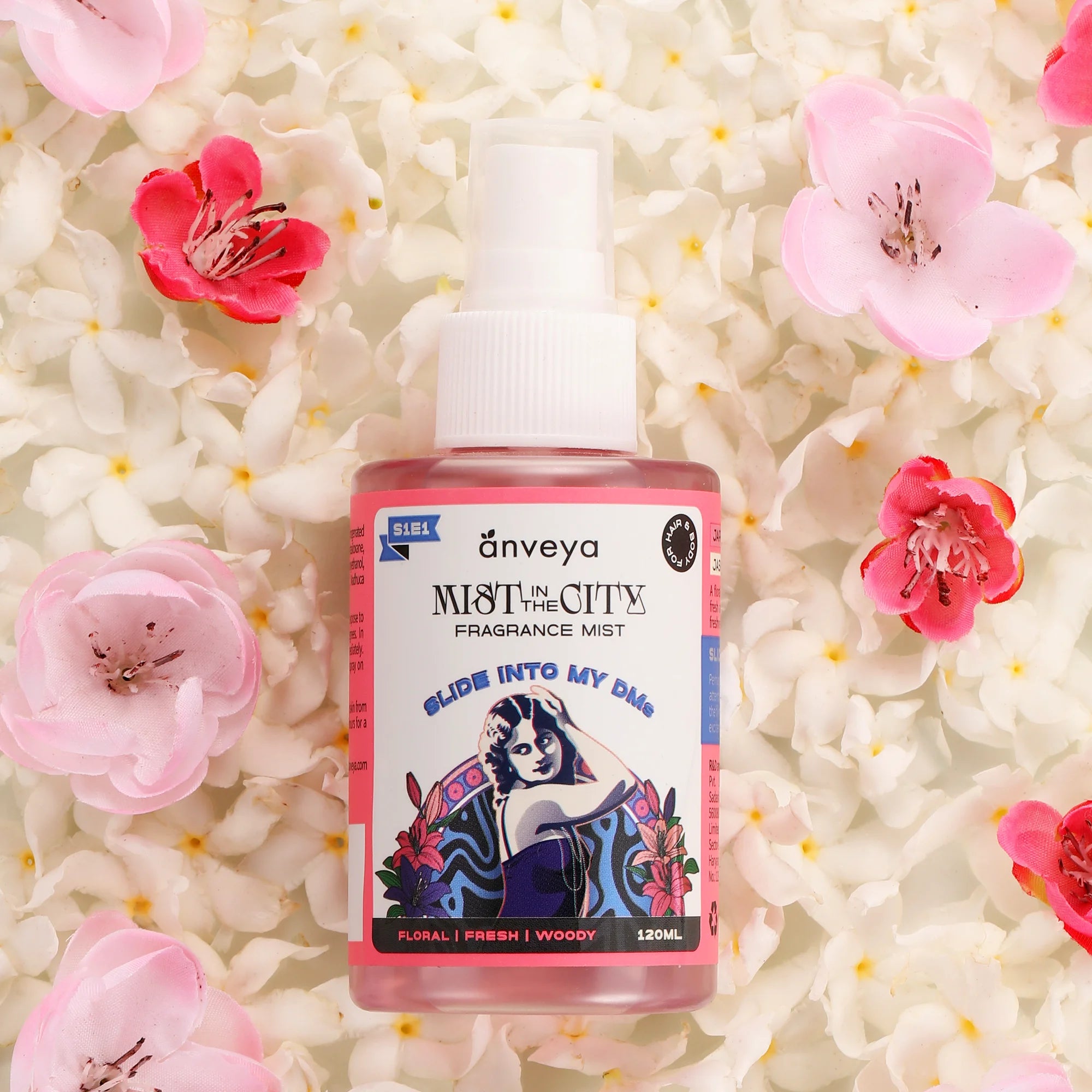 Anveya Body and Hair Fragrance Mist in the City