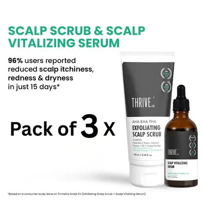 Scalp Exfoliating Scrub (100ml) + Scalp Vitalizing Serum (50ml)