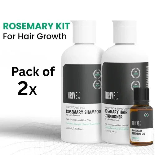 Rosemary Kit: Rosemary Shampoo(250ml), Conditioner (250ml) & Rosemary Essential Oil (15ml) Combo