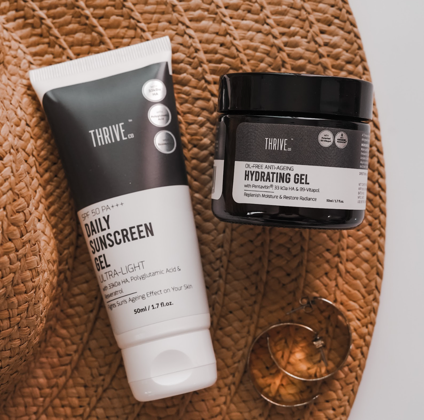 Shop ThriveCo's daily skin care routine 