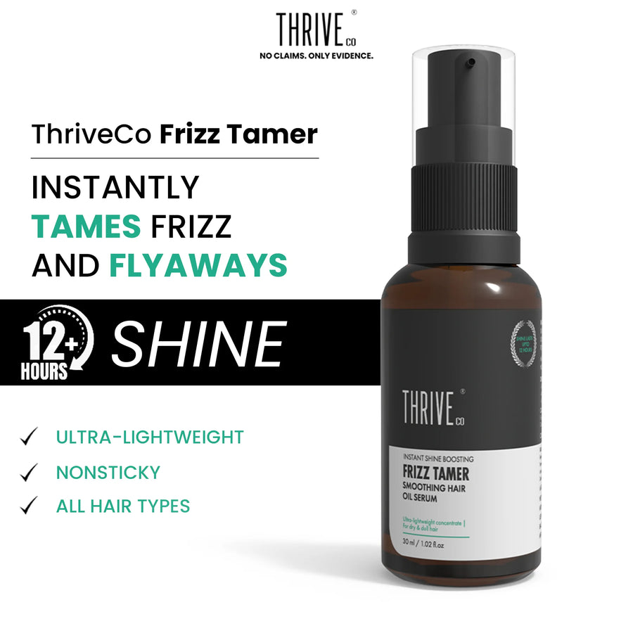 Frizz Tamer Smoothing Hair Oil Serum, Pack of 2 - 30ml each
