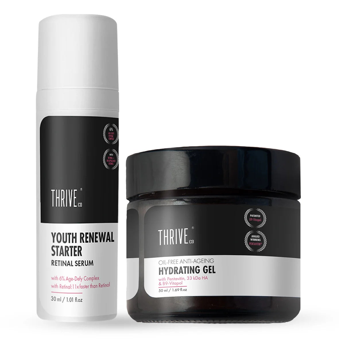 ThriveCo Youth Renewal Serum Starter Oil Free Anti Ageing Hydrating Gel