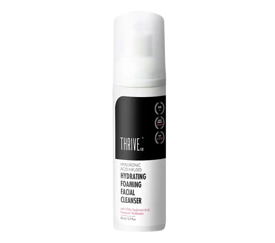 ThriveCo hydrating foaming facial cleanser
