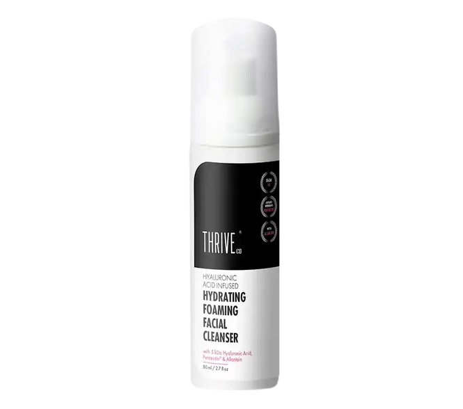 ThriveCo hydrating foaming facial cleanser