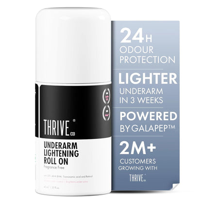 ThriveCo Underarm Lightening Roll on, Pack of 2 - 40ml each