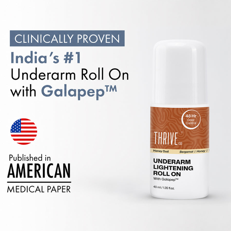 ThriveCo Underarm Lightening Roll on - HONEY OUD, 40ml