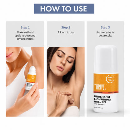 ThriveCo Underarm Lightening Roll on - Mimosa Fresh, 40ml
