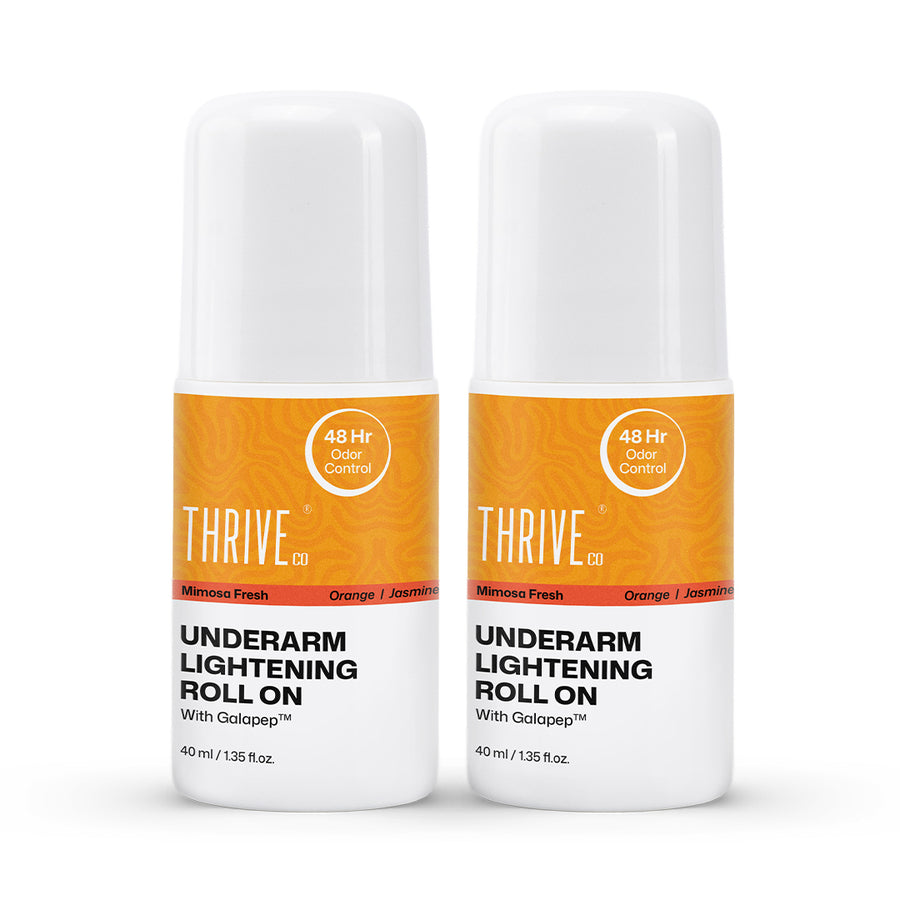 ThriveCo Underarm Lightening Roll on - Mimosa Fresh, 40ml Pack of 2
