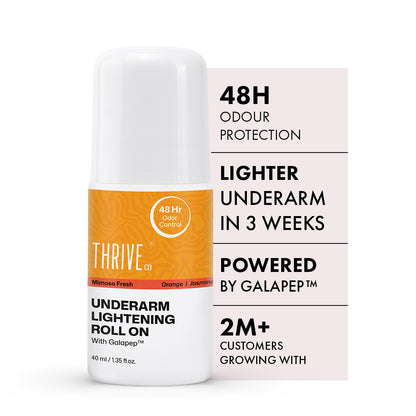 ThriveCo Underarm Lightening Roll on - Mimosa Fresh, 40ml