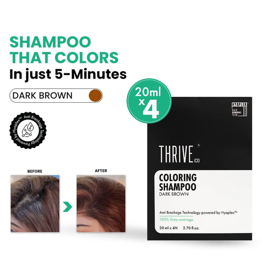 Dark Brown Coloring Shampoo, 80ml