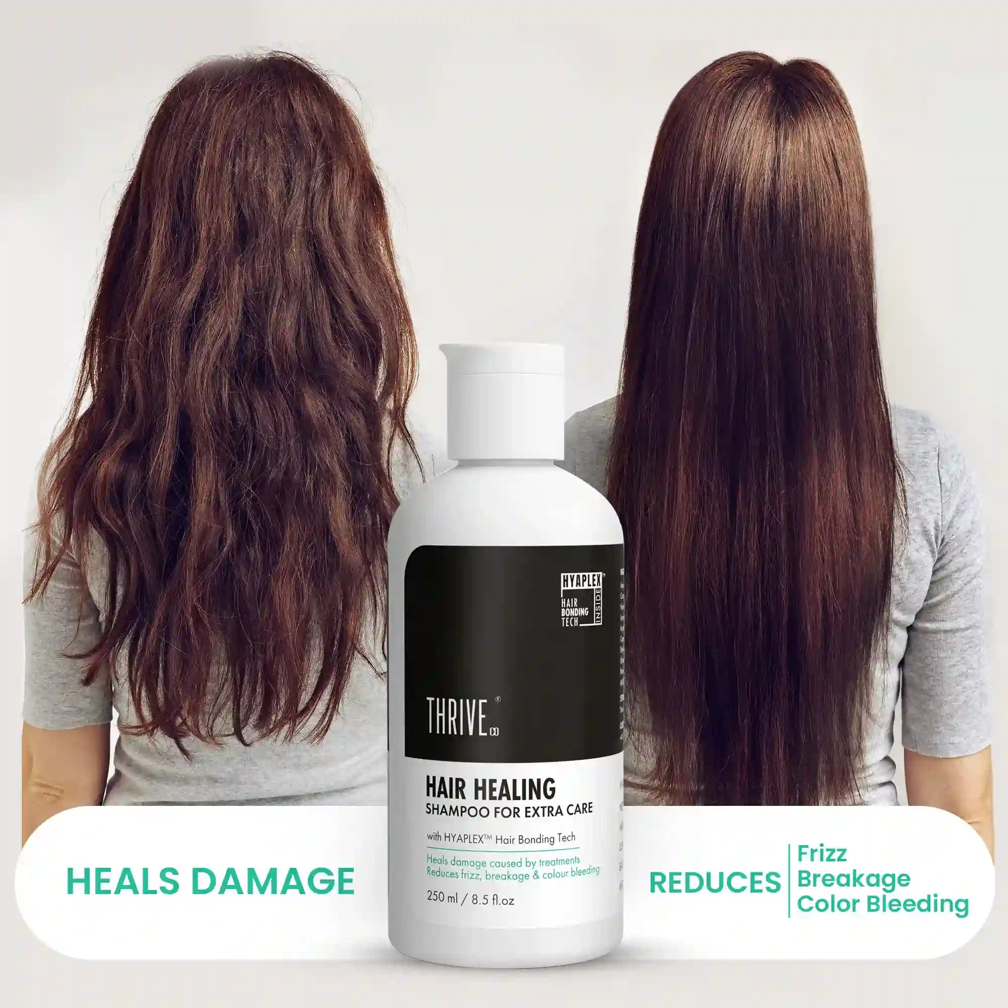 ThriveCo Hair Healing Shampoo for Damaged Hair with Hyaplex