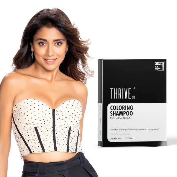 Natural Black Coloring Shampoo, 80ml