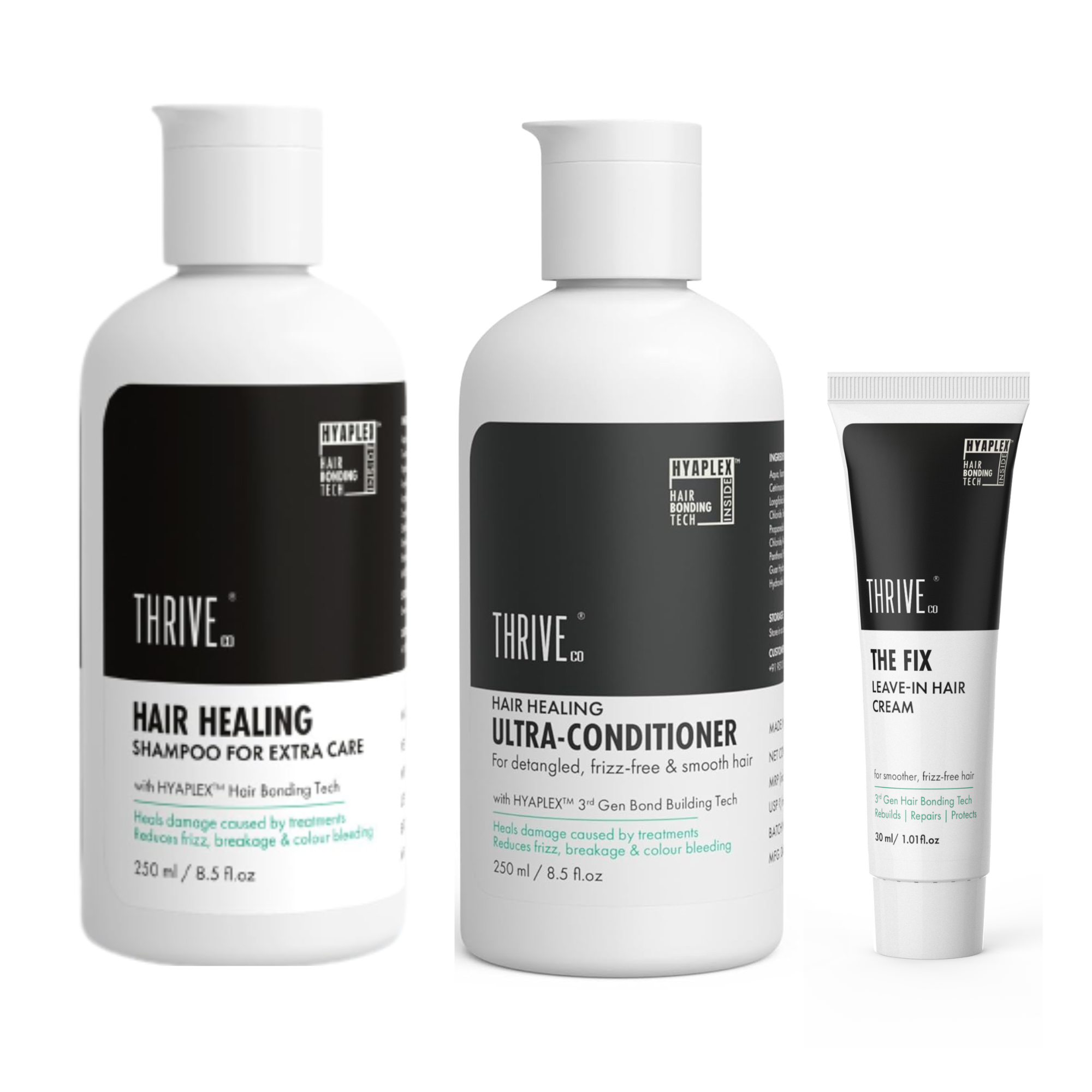 ThriveCo Shampoo + Conditioner + Leave-in Hair Cream Combo