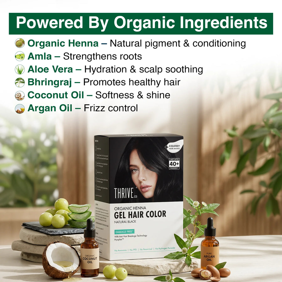 Organic Henna Gel Hair Color