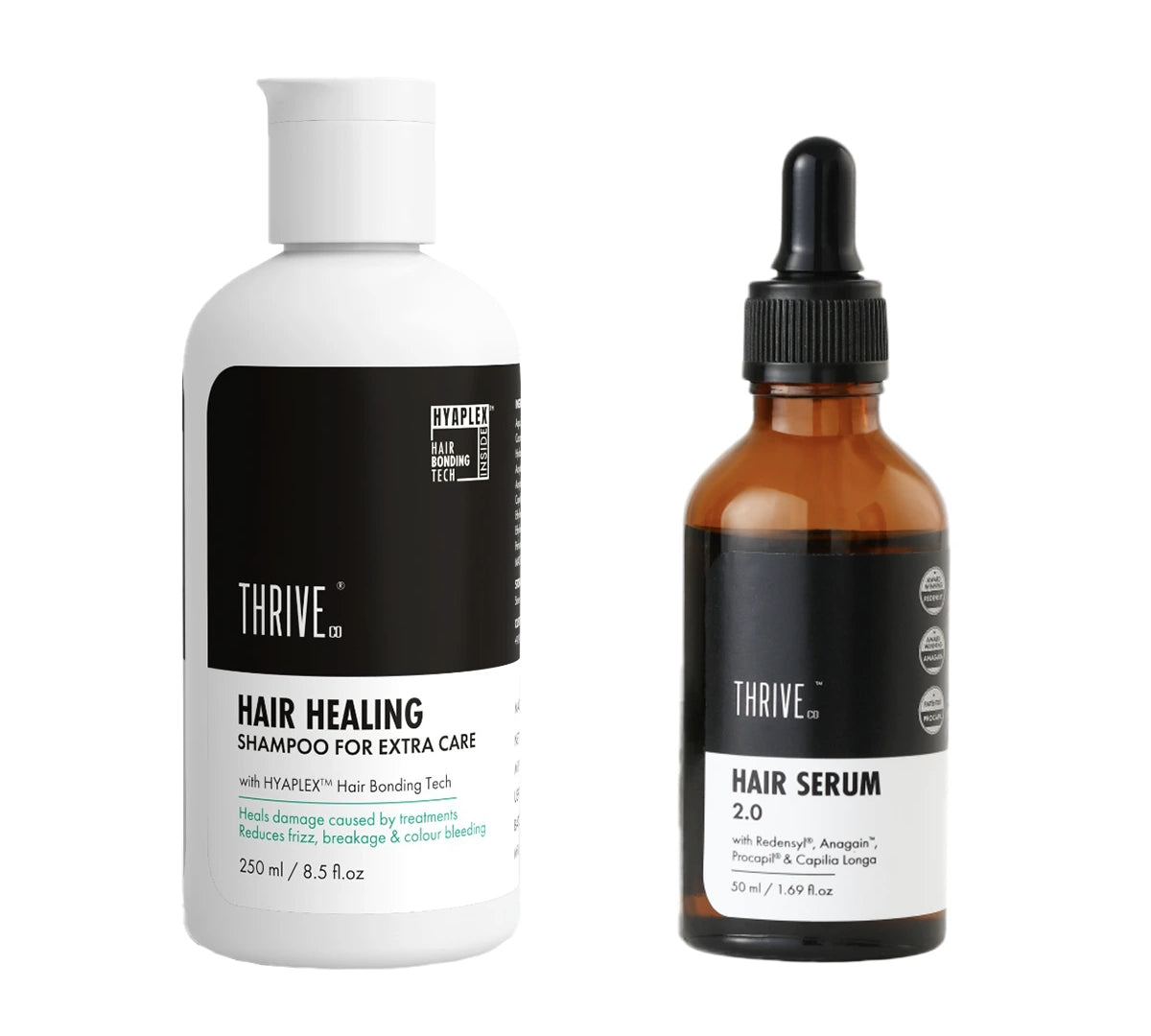 ThriveCo Combo of Hair Healing Shampoo and Hair Growth Serum