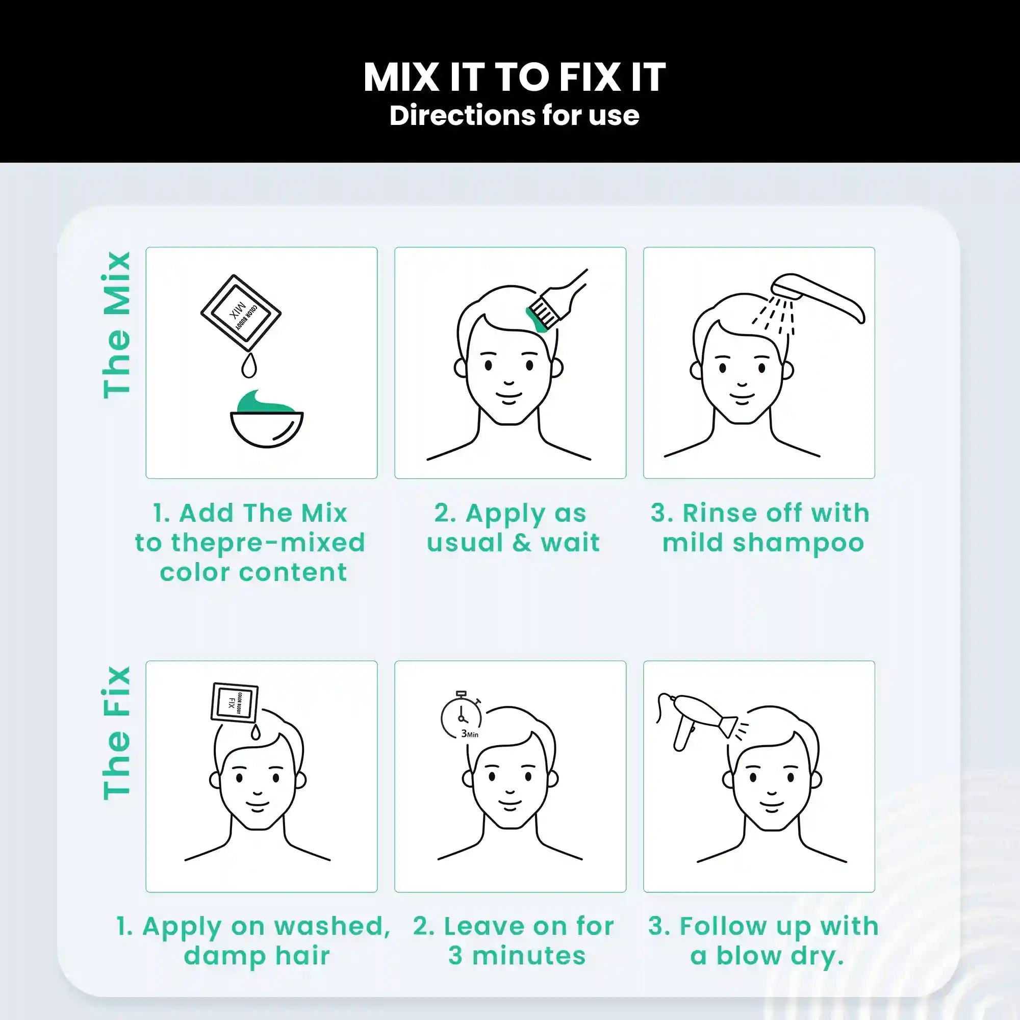 how to use the mix and the fix