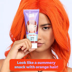 Look like a summary snack with orange hair