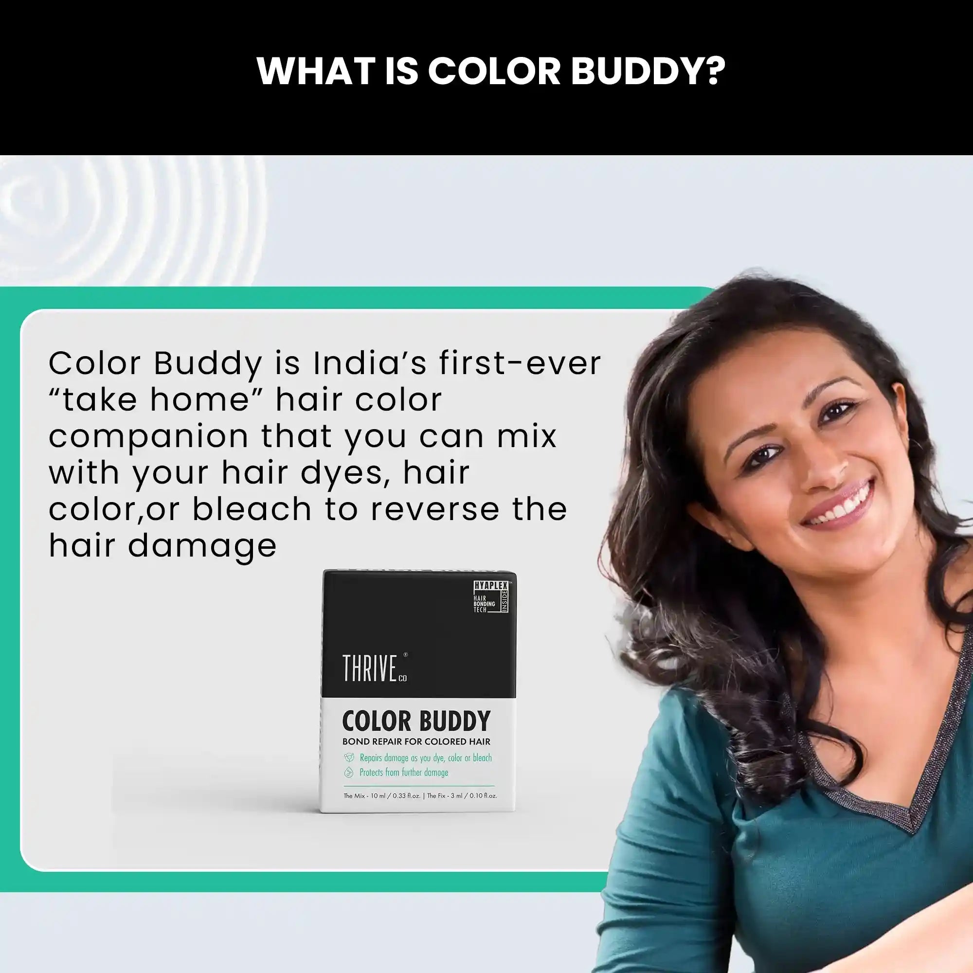 mix color buddy with your hair dye hair color or bleach to reverse the hair damage