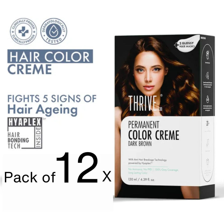 Permanent Hair Color Creme For Men & Women