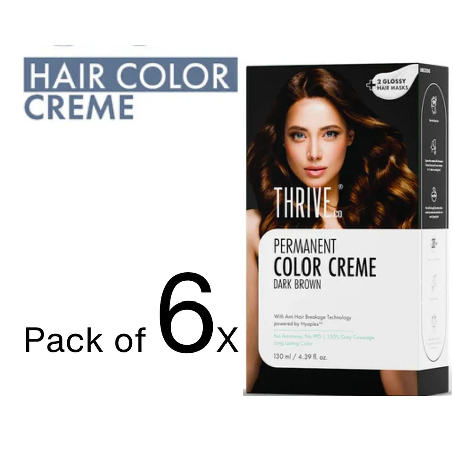 Permanent Hair Color Creme For Men & Women